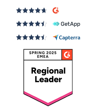 G2 badge - Thomas International - Spring 2025 Regional Leader