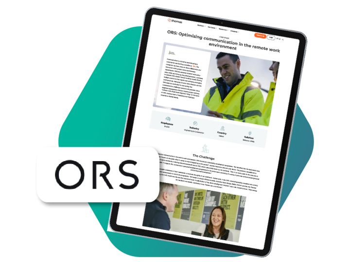 Find out how ORS optimised communication using Thomas' Connection platform and assessments