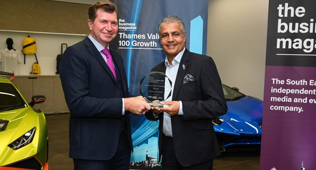 Thomas Wins Leadership Through Challenging Times Award 
